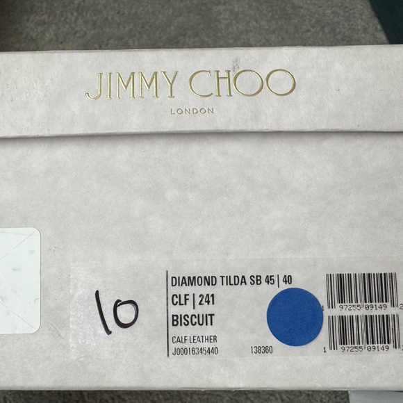 Jimmy Choo Diamond Tilda Slingbacks BNIB sz 40 - Picture 4 of 6